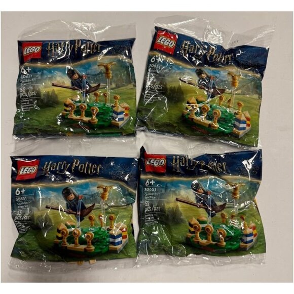 LEGO 4Pk Harry Potter Quidditch Practice Polybag Set 30651 - Picture 1 of 5